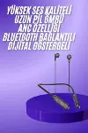 Boyun Bantlı Kablolu Yüksek Ses Kaliteli Bluetooth Kulaklık Uzun Pil Ömrü-1