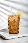 Akrilik Bal Tekli Kısa Bardak & Su Meşrubat Kahve Yanı Bardağı 400 ml ( Cam Değildir )-1