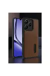 Realme Note 50 4g Kılıf Sara Kartvizitli Deri Kılıf - Lacivert-2