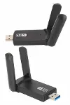 Wifi Alıcı Dual Band Usb 3.0 Adaptör Kablosuz Windows 7/8/10/11-4