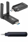 Wifi Alıcı Dual Band Usb 3.0 Adaptör Kablosuz Windows 7/8/10/11-1