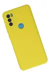 General Mobile GM 21 Plus Kılıf Nano içi Kadife Silikon - Sarı-3