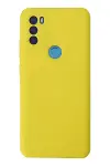 General Mobile GM 21 Plus Kılıf Nano içi Kadife Silikon - Sarı-1
