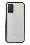 Samsung Galaxy A02S Kılıf a Şeffaf Silikon - Lacivert-1