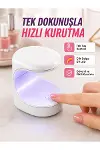 Mini Tırnak Kurutucu – Hızlı Kurutma İçin UVLED Işık Teknolojisi Yeni Nesil-1