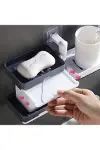 Çoklu Sabun Tutucu Fonksiyonel Banyo Sabunluk-2