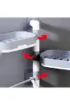 Çoklu Sabun Tutucu Fonksiyonel Banyo Sabunluk-4
