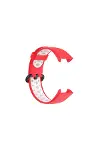 Xiao Red Watch 2 Spor Delikli Kordon - Kırmızı-beyaz-4