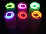 Karanlıkta Yanan Gece Işığı Mega Glow Bardaklar 8 Adet 8.5 x 10.5 cm-2