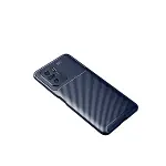 Xiao Poco F3 Kılıf Auto Focus Karbon Kapak - Lacivert-2