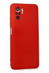 Xiao Red Note 10 Kılıf Nano içi Kadife Silikon - Kırmızı-2