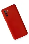 Xiao Red Note 10 Kılıf Nano içi Kadife Silikon - Kırmızı-3