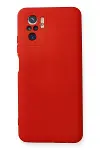 Xiao Red Note 10 Kılıf Nano içi Kadife Silikon - Kırmızı-1