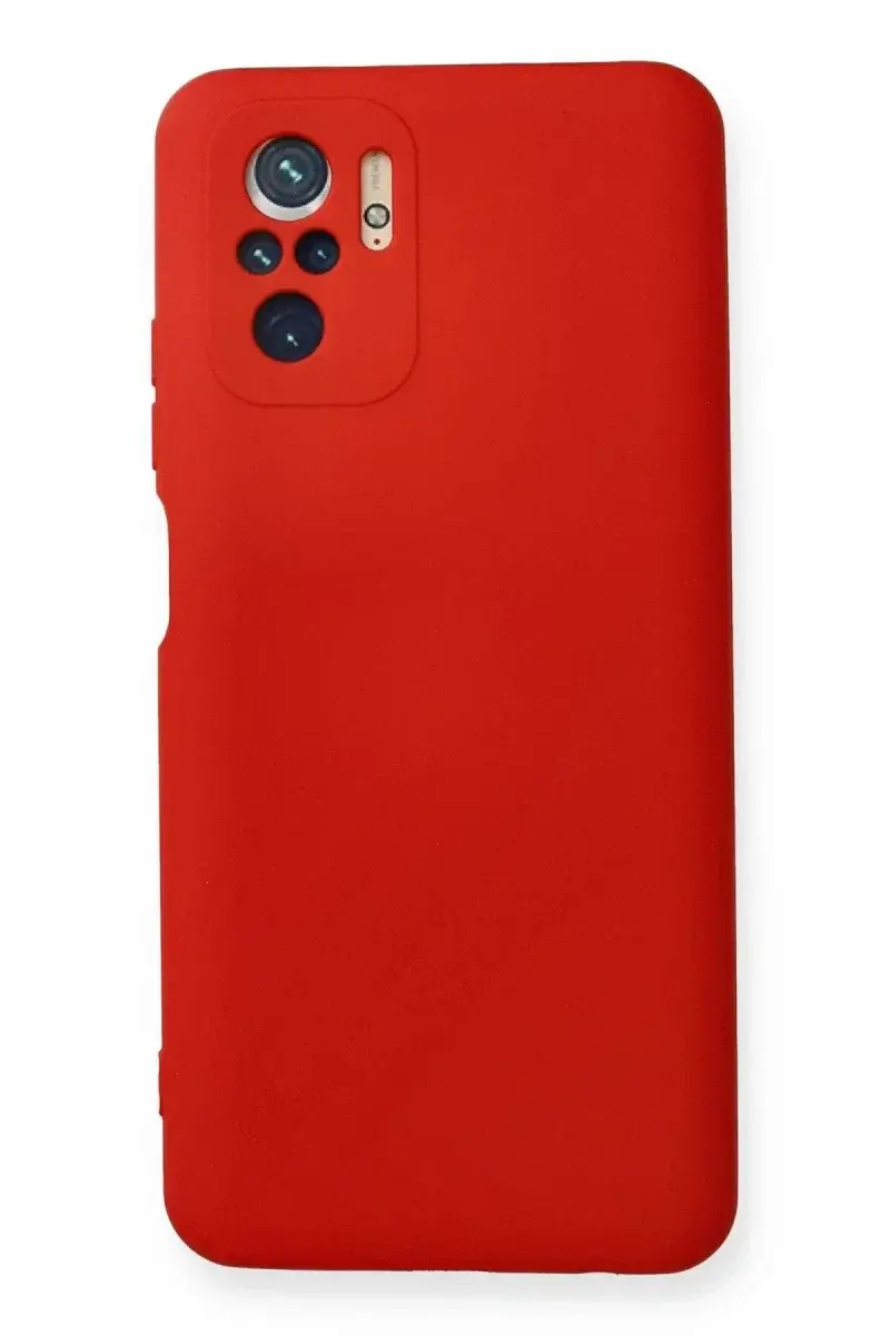 Xiao Red Note 10 Kılıf Nano içi Kadife Silikon - Kırmızı