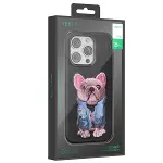 Venco Apple İphone 16 Cute Desenli Kapak - Siyah-3