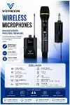 Mikrofon Seti Uhf Çift K Profesyonel El krofonu 50-80m Menzil-1