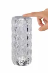 Yeni Nesil Modern Kristal Masa ve Gece Lambası Dokunmatik Renk Değiştirebilen-3
