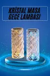 Yeni Nesil Modern Kristal Masa ve Gece Lambası Dokunmatik Renk Değiştirebilen-1