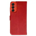 Samsung Galaxy A15 4g Kılıf Trend S Plus Kapaklı Kılıf - Kırmızı-1