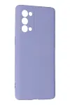 Oppo Reno 5 Pro Kılıf Nano içi Kadife Silikon - Lila-2