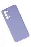 Oppo Reno 5 Pro Kılıf Nano içi Kadife Silikon - Lila-3