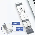 Ayarlanabilir Dizüstü Destek Tabanı Tamamen Katlanabilir Taşınabilir Laptop Yükseltici-3