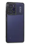 Xiao Poco X5 Pro 5G Kılıf Razer Lensli Silikon - Siyah-1