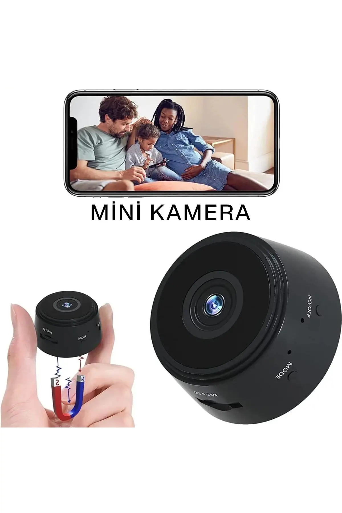 Hd Mini Kamera Şarjlı HS-315