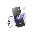 Apple İphone 16 Pro Max Bilvis 5in1 5d Magic Hayalet Cam Ekran Koruyucu - Siyah-4