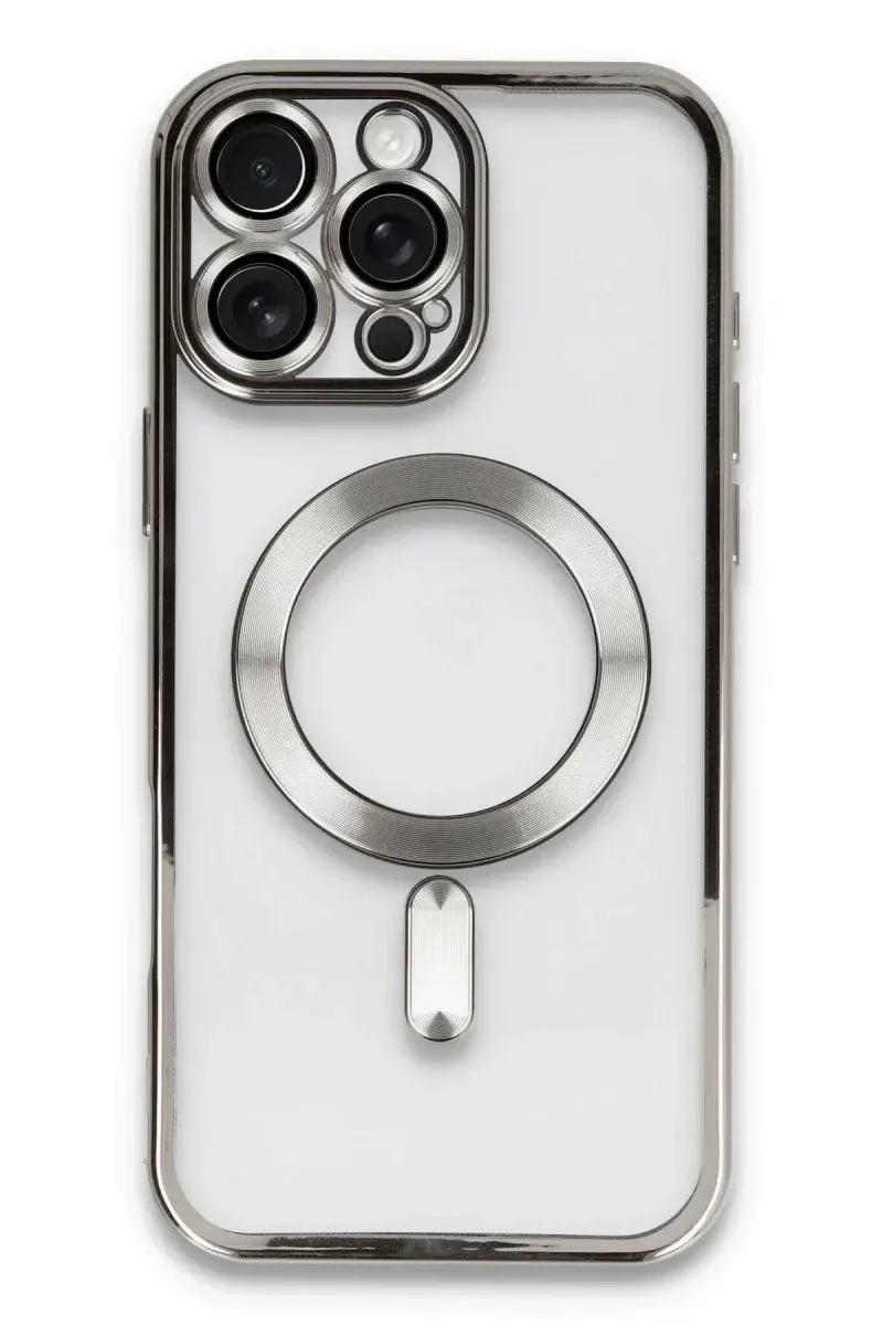 Apple iPhone 16 Pro Max Kılıf Kross Magneticsafe Kapak - Titan Gri