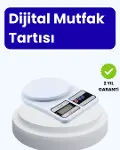 Dijital Mutfak Terazisi 10kg Kapasiteli 1g Hassasiyetli-1