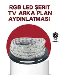 Kendinden Yapışkanlı LED Şerit Televizyon Aydınlatması 2mt-1