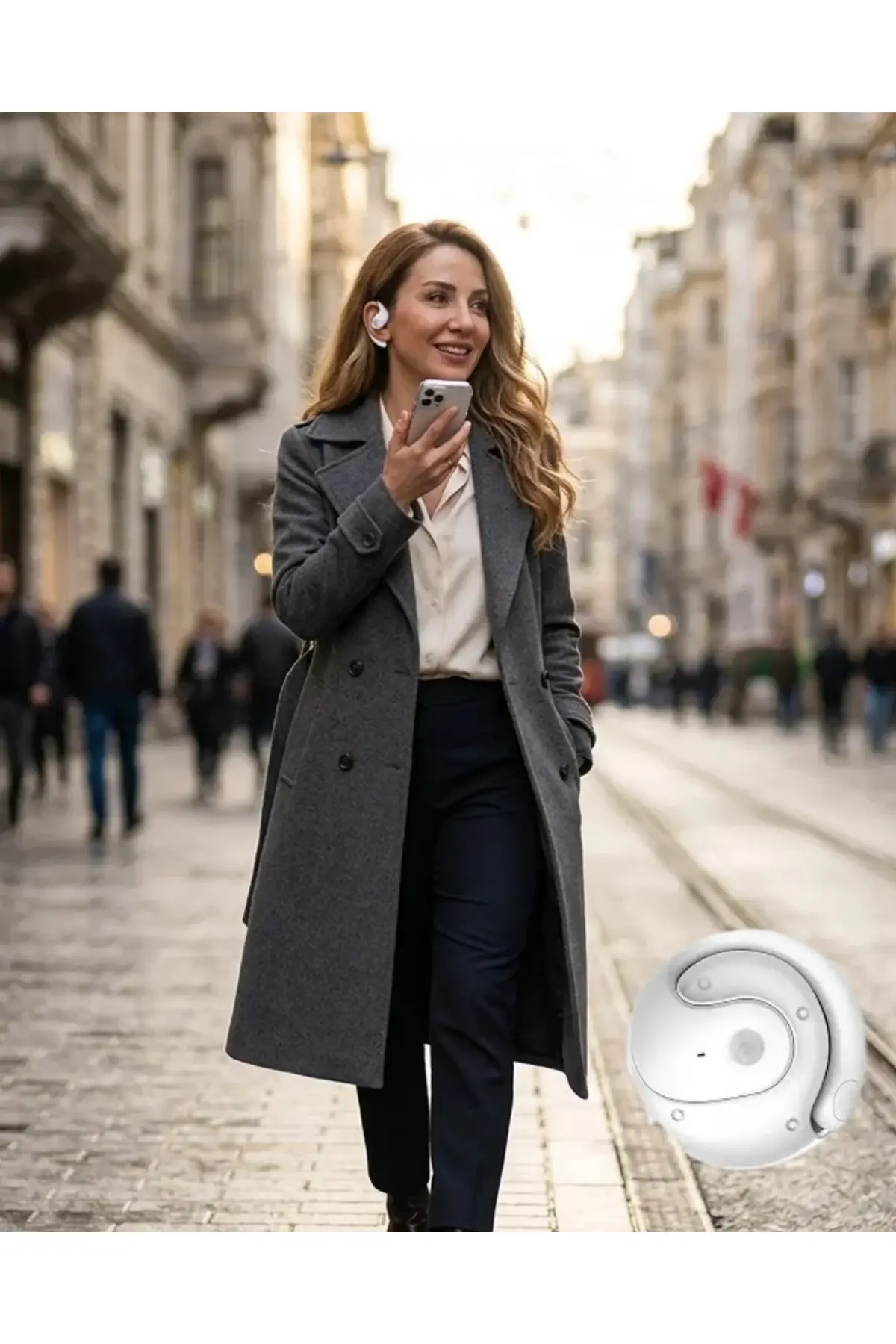 Kablosuz Kulaklık Bluetooth 5.4 Uzun Pil Ömrü ve Dokunmatik Kontrol Özellikli