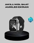 Kablosuz Şarjlı Akıllı Saat Bluetooth Arama Bildirim Destekli Uzun Pil Ömürlü-1