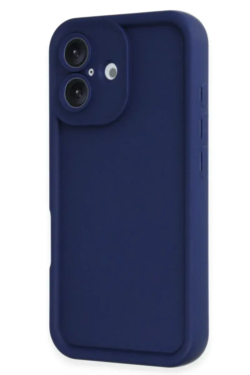 Apple iPhone 16 Kılıf Viera Silikon - Lacivert