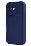 Apple iPhone 16 Kılıf Viera Silikon - Lacivert-1