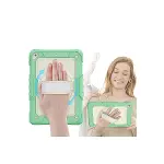 Apple İpad 5 Air 9.7 Kılıf Strap New Tablet Kapak - Yeşil-2