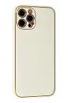Apple iPhone 12 Pro Max Kılıf Coco Karbon Silikon - Beyaz-2