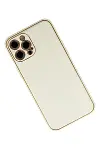 Apple iPhone 12 Pro Max Kılıf Coco Karbon Silikon - Beyaz-3