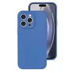 Apple iPhone 16 Pro Kılıf Nano içi Kadife Silikon - Mavi-3