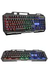 RGB Işıklı Gang Oyuncu Klavye Q Klavye Mouse Hediyeli-3