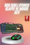 RGB Işıklı Gang Oyuncu Klavye Q Klavye Mouse Hediyeli-1