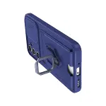 Samsung Galaxy A25 5g Kılıf Zuma Kartvizitli Yüzüklü Silikon - Lacivert-2