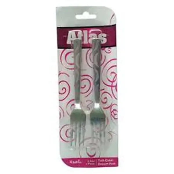 6 Parça Metal Tatlı Çatalı