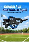Savaş Uçağı Tasarımlı Drone 2.4G Uzaktan Kumandalı 360° Takla Jiroskop Tek Tuş Kalkış İniş-1