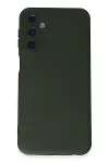 Samsung Galaxy M34 5G Kılıf Nano içi Kadife Silikon - Koyu Yeşil-1