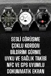 Akıllı Saat Titreşimli Pusula Nabız ve Tansiyon Ölçer NFC Uyumlu-1
