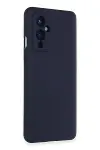One Plus 9 Kılıf Nano içi Kadife Silikon - Lacivert-2
