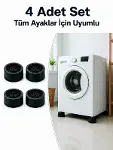 Kaymaz Tabanlı 4 Adet Makine Ayak Yükseltici-1