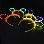 Glow Taç Fosforlu Taç Karışık Renk 12 Adet-3